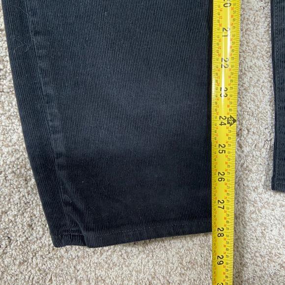 J Crew Vintage Slim Straight Black Corduroy Pants Womens Size 30 - Picture 5 of 6